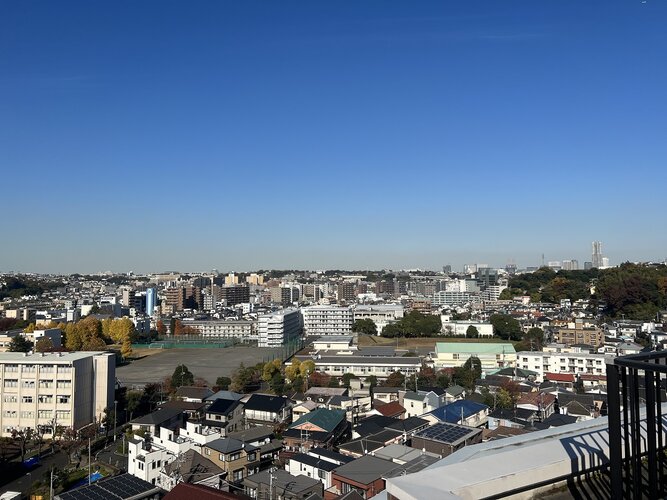 バルコニーからの眺望(横浜ランドマークタワー) バルコニーからの眺望(横浜ランドマークタワー)