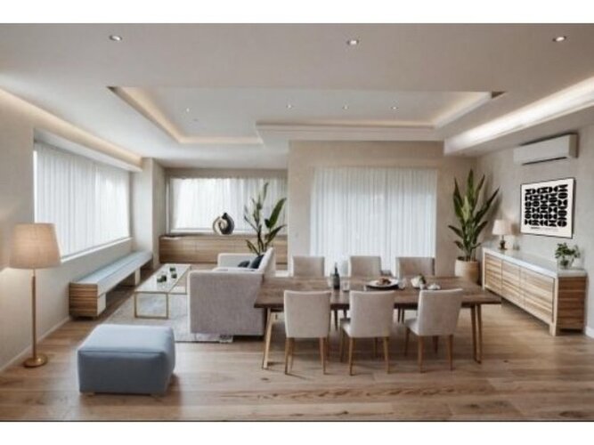 建物全体の雰囲気と合わせた色調と素材のリノベーション。居心地よくホッととできる空間です。 建物全体の雰囲気と合わせた色調と素材のリノベーション。居心地よくホッととできる空間です。