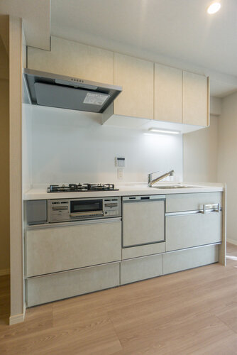 スムーズに作業でき、お手入れのことも考えられている、そんなキッチンスペースに仕上げました。