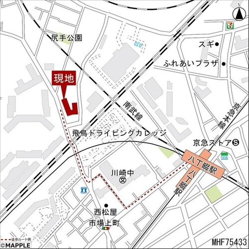 現地案内図 現地案内図