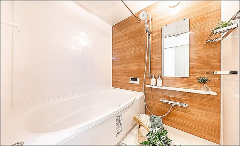 ホッと一息つける癒しの空間バスルーム。機能が充実したスタイリッシュなデザインに仕上げました。ホッと一息つける癒しの空間バスルーム。機能が充実したスタイリッシュなデザインに仕上げました。