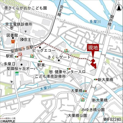 現地案内図 現地案内図