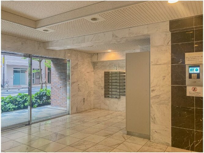 綺麗に管理された共用部。管理体制もマンション選びの大切なポイントです。