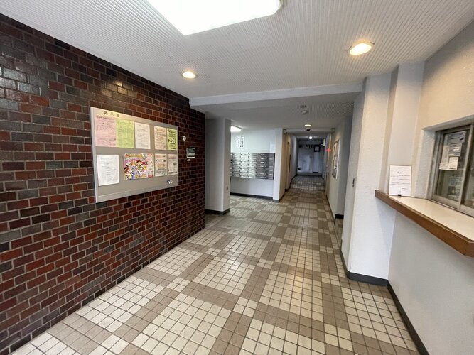 綺麗に管理された共用部。管理体制もマンション選びの大切なポイントです。