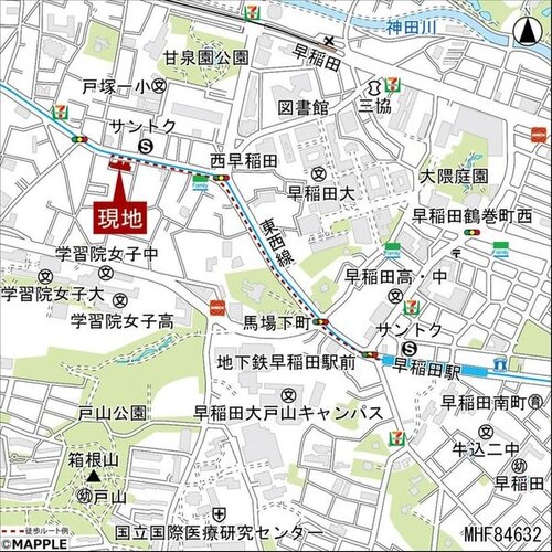 現地案内図 現地案内図