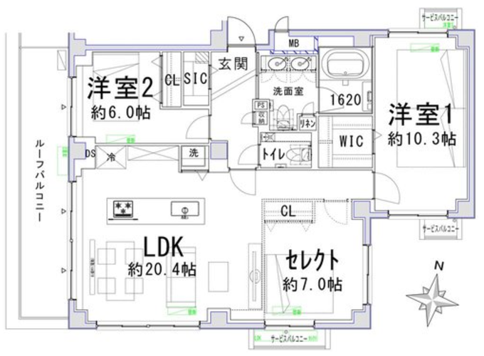 ※無料で2LDKと3LDKの間取り変更が可能です。(売主負担) ※無料で2LDKと3LDKの間取り変更が可能です。(売主負担)