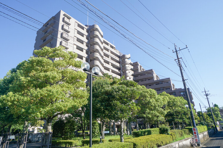 鮮やかな緑を効果的に纏った外観。爽やかな風がそよぐ心温まるお部屋へ優しく誘います。