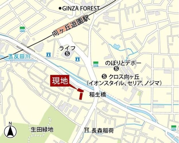現地案内図 現地案内図