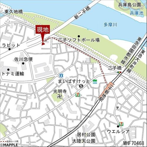 現地案内図