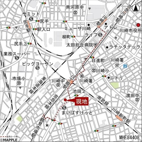 現地案内図 現地案内図