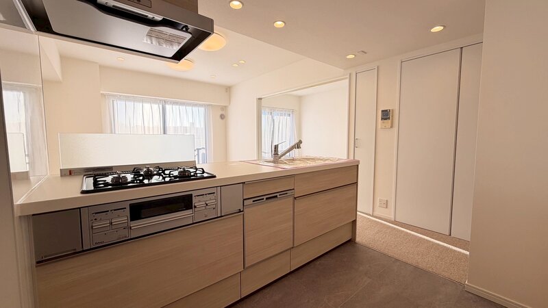 システムキッチン　＊食器洗い乾燥機・浄水器一体型水栓付き＊