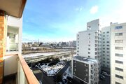 眺望（バルコニーから豊平川）