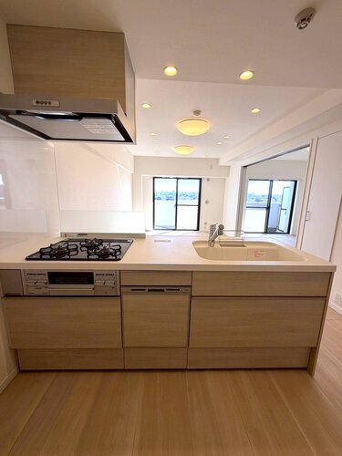 システムキッチン *食器洗い乾燥機・浄水器一体型水栓付き* システムキッチン *食器洗い乾燥機・浄水器一体型水栓付き*