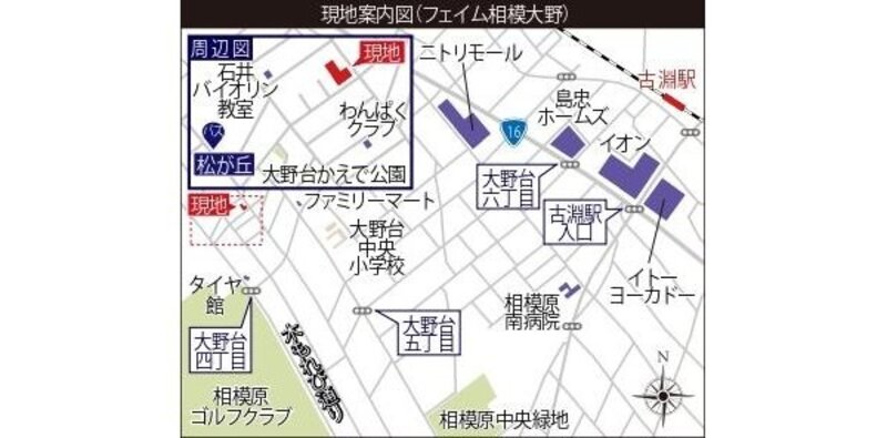 現地案内図