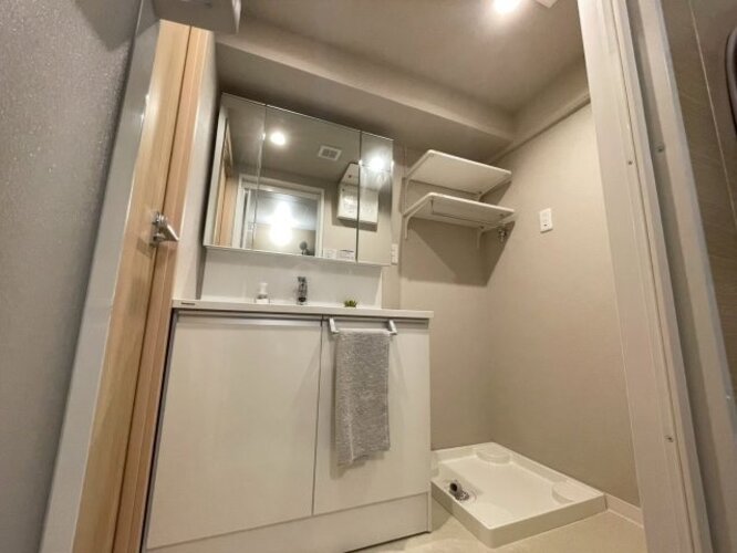 【独立洗面台】パークテラス桂川 