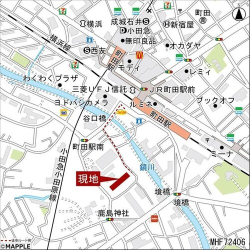 現地案内図