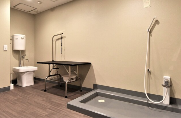 ペット足洗い場（グルーミング）