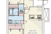 3LDK、専有面積70.15平米、バルコニー14.03平米、室内リノベーション実施 3LDK、専有面積70.15平米、バルコニー14.03平米、室内リノベーション実施