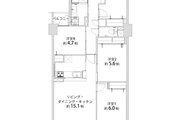 4LDK、専有面積85.48㎡、バルコニー面積12.71㎡