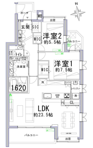 ※無料(売主負担)で2LDKと3LDKの 間取り変更が可能です。 ※無料(売主負担)で2LDKと3LDKの 間取り変更が可能です。