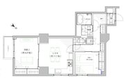 1LDK/専有面積:60.50㎡/バルコニー面積:7.37㎡ 1LDK/専有面積:60.50㎡/バルコニー面積:7.37㎡