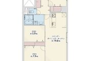 2SLDK、専有面積87.09㎡、バルコニー8.70㎡