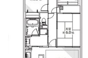 3LDK、専有面積72.02㎡、バルコニー面積11.16㎡、室内リノベーション実施