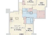 3LDK+W、専有面積79.81㎡、バルコニー11.97㎡、室内リノベーション実施 3LDK+W、専有面積79.81㎡、バルコニー11.97㎡、室内リノベーション実施