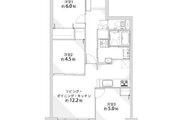 3LDK、専有面積65.42㎡、バルコニー面積12.07㎡