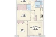 3LDK+2W、専有面積73.54平米、バルコニー11.89平米、室外機置場1.17平米。室内リノベーション物件