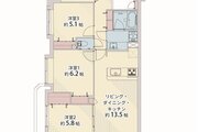 3LDK+S、専有面積76.68㎡、バルコニー14.86㎡、ポーチ2.96㎡
