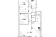 3LDK、専有面積70.17㎡、バルコニー面積8.64㎡、室内リノベーション実施