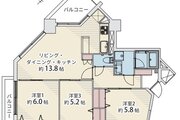 3LDK、専有面積68.48㎡、バルコニー面積5.53㎡、室内リノベーション 3LDK、専有面積68.48㎡、バルコニー面積5.53㎡、室内リノベーション