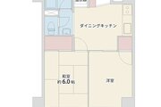 2DK、専有面積38.88㎡ 2DK、専有面積38.88㎡