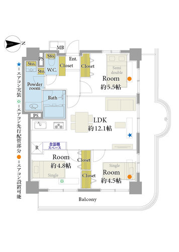 ※間取は変更になる可能性があります ※間取は変更になる可能性があります