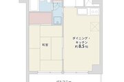 1DK、専有面積31.32㎡、バルコニー面積7.35㎡