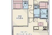 3LDK+2WIC+床下収納、専有面積70.54㎡、バルコニー面積9.84㎡ 3LDK+2WIC+床下収納、専有面積70.54㎡、バルコニー面積9.84㎡