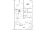 3LDK+W+納戸+ｻｰﾋﾞｽﾊﾞﾙｺﾆｰ+備蓄防災倉庫