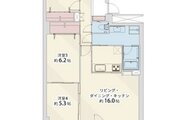 4LDK、専有面積91.66㎡、バルコニー面積10.60㎡、室内リノベーション実施