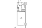 1LDK、専有面積24.30㎡、バルコニー面積3.51㎡、室内リノベーション実施