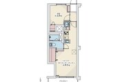 1LDK、専有面積32.79㎡、バルコニー面積3.33㎡、室内リノベーション実施